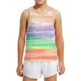 thumbnail image 3 of Toddler Boys Girls Tank Top Tie Dye Graphic Print Round Neck Sleeveless Basic Undershirts Loose Soft Summer Casual T Shirt 3-15Years, 3 of 6