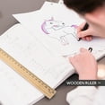 thumbnail image 2 of FENGGUIQU Premium Wooden Rulers Bulk Pack for Accurate Measuring, Marking, Drawing and Crafting Use, 2 of 6