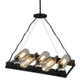 thumbnail image 5 of Meyda 142896 22.5 in. Tuscan Vineyard Estate Oblong Pendant, Black Clear Amber Bottles, 5 of 5