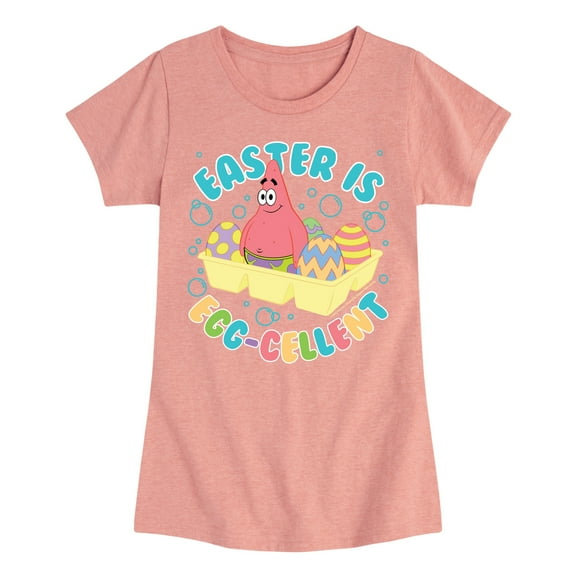 SpongeBob Squarepants - Easter Is Egg - Toddler And Youth Girls Short Sleeve Graphic T-Shirt