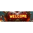thumbnail image 4 of Heart Shaped Welcome Banner with Steampunk Elements Party Backdrop Background Decorations for Gatherings Openings Celebrations Events, 4 of 8