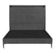 thumbnail image 1 of Base Cama Slim Queen Size + Cabecera Wing Trinity Dark Grey, 1 of 8