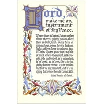 Art.com St. Francis Prayer Art Print, 16" x 24"