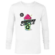 Marvel Studios Ms. Marvel Let’s Hand at Circle Q - Long Sleeve T-Shirt for Men - Customized-White