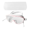 thumbnail image 1 of Gafas de natación gafas de natación hombres mujeres anti fog silicona ajustable portátil rosado, 1 of 8