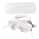 thumbnail image 1 of Gafas de natación Gafas de natación Protección impermeable Cómodas con tapones para los oídos Blanco rosado, 1 of 9