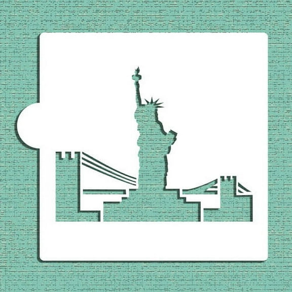 Statue of Liberty Cookie and Craft Stencil CM053 by Designer Stencils