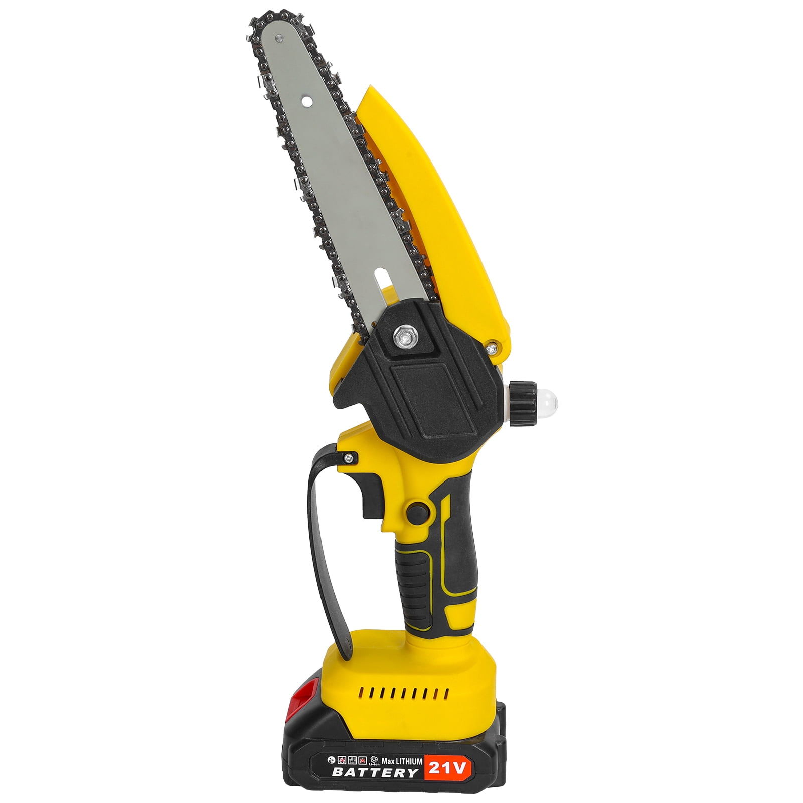 AquaAurix Mini Chainsaw Cordless 6 inch with 2 x 1.5Ah Battery, Mini Power Chain Saw, Electric Chainsaw, Handheld Small Chainsaw for Tree Trimming Wood Cutting