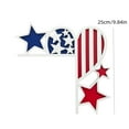 thumbnail image 3 of maxiaoxia Hanging From Ceiling Decorations Independence Day Door Frame Sign Decoration Pendant Living Room Wall Decoration Patriotic Home Door Window Film Patriotic Decorations Memorial Day Decor, 3 of 3