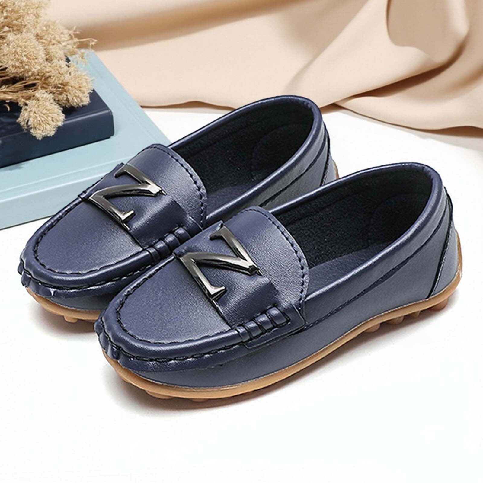 navy blue childrens dress shoes Navy Patent Lace Dress Shoes 34 EU (3 Little Kid US) / Navy