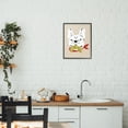 thumbnail image 2 of Stupell Industries Frenchie Dog with Croissant Black Framed Giclee Art design by Krissy Mast, 14 x 11, 2 of 8