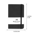 thumbnail image 2 of A6 Notebook, Horizontal Lined Journal with Thick Paper, Hard Cover for No Bleed-through Writing, Perfect for Office Note Taking, Undergraduate Classes & Daily Planning,Vsgery, 2 of 9