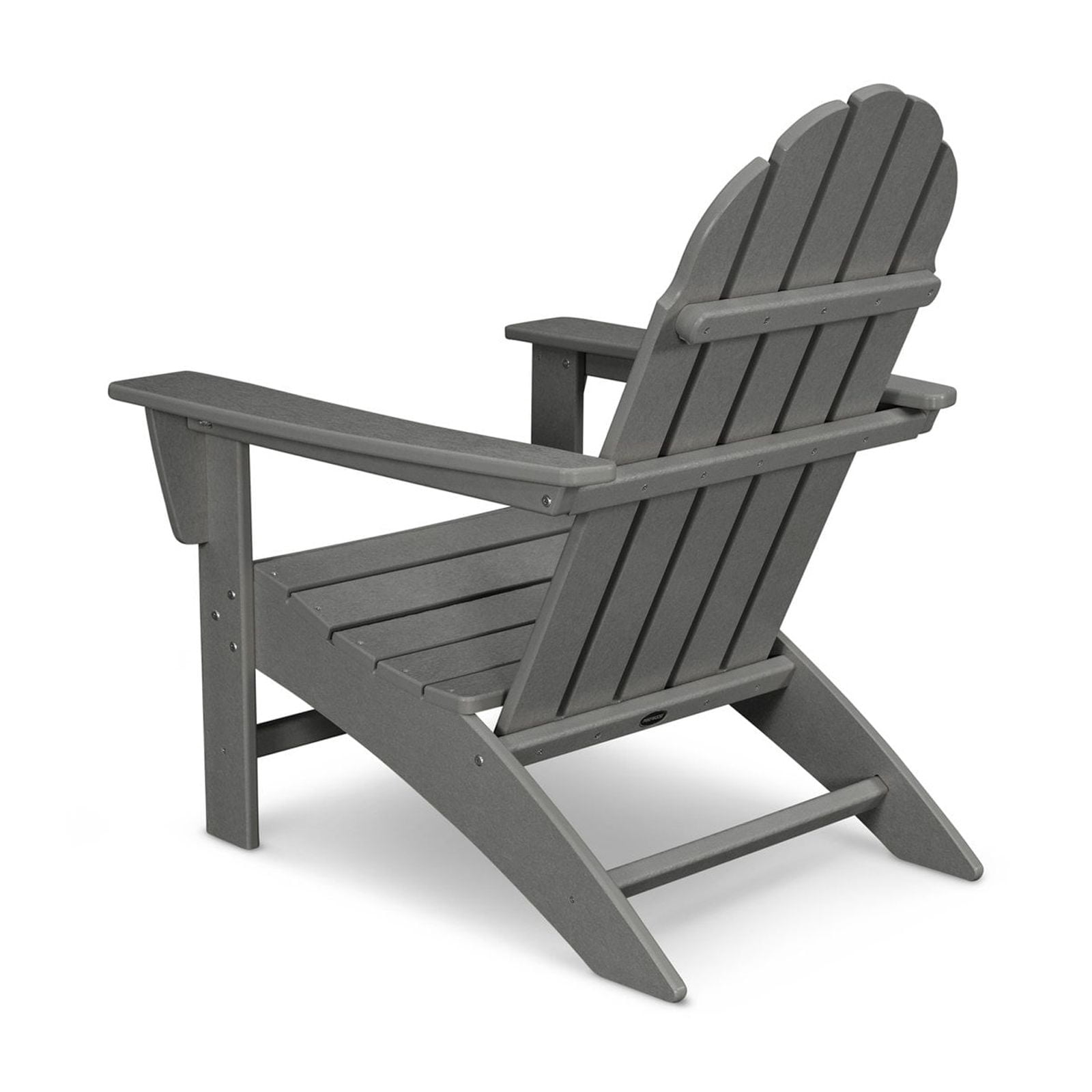 POLYWOOD Vineyard Outdoor Adirondack Chair in Teak