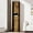 Natural, variant on Oufan Tall Cabinet, Slim Storage Cabinet, Narrow Freestanding Floor Cabinet with 1 Drawer & 2 Barn Doors for Bathroom, Living Room, Entryway,Kitchen, 14" D x 11" W x 69" H, White