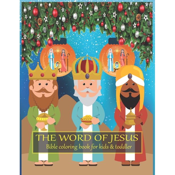 Download The Word Of Jesus Bible Coloring Book For Kids Toddler A Christian Coloring Book A