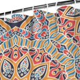 thumbnail image 3 of Boho Aesthetic Daisy Artwork Curtain 72x72 Inches, Quick-Dry Polyester with Plastic Rings, Summer Floral Pattern for Bathroom Decor, 3 of 5