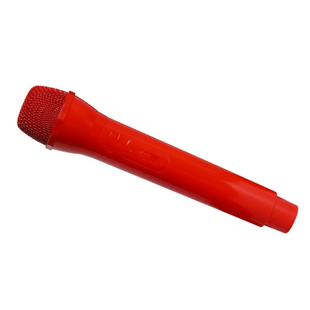 Simulated Microphone Prop Artificial Microphone Prop for Halloween Red