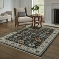 thumbnail image 6 of Oriental Weavers Aberdeen Area Rug - 561B1 - 5'3" x 7'6" - in Blue/ Multi - Vintage Inspired, Stain Resistant, Family and Pet Friendly , Bedroom, Office Rug, 6 of 10