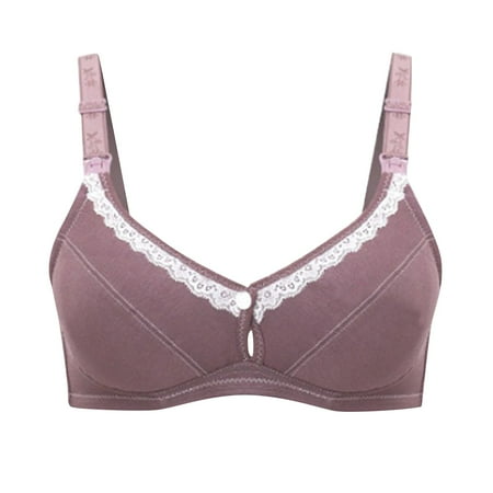 

ZMHEGW Women s Seamless Sports Bra 1 Push-Up Yoga Bra Solid Print Rose Gold 75