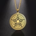 thumbnail image 3 of Wiccan Pentagram Necklace Irish Knot Pentacles Protection Amulet Religious Gift, 3 of 8