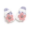 thumbnail image 3 of HOTWINTER Baby First Walkers Clothing Kids Infant Newborn Soft Sole Crib Shoes Flower Cotton Prewalker Shoes, 3 of 7