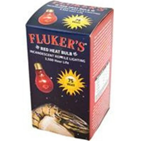 Fluker's Red Heat Bulb, 75 Watt