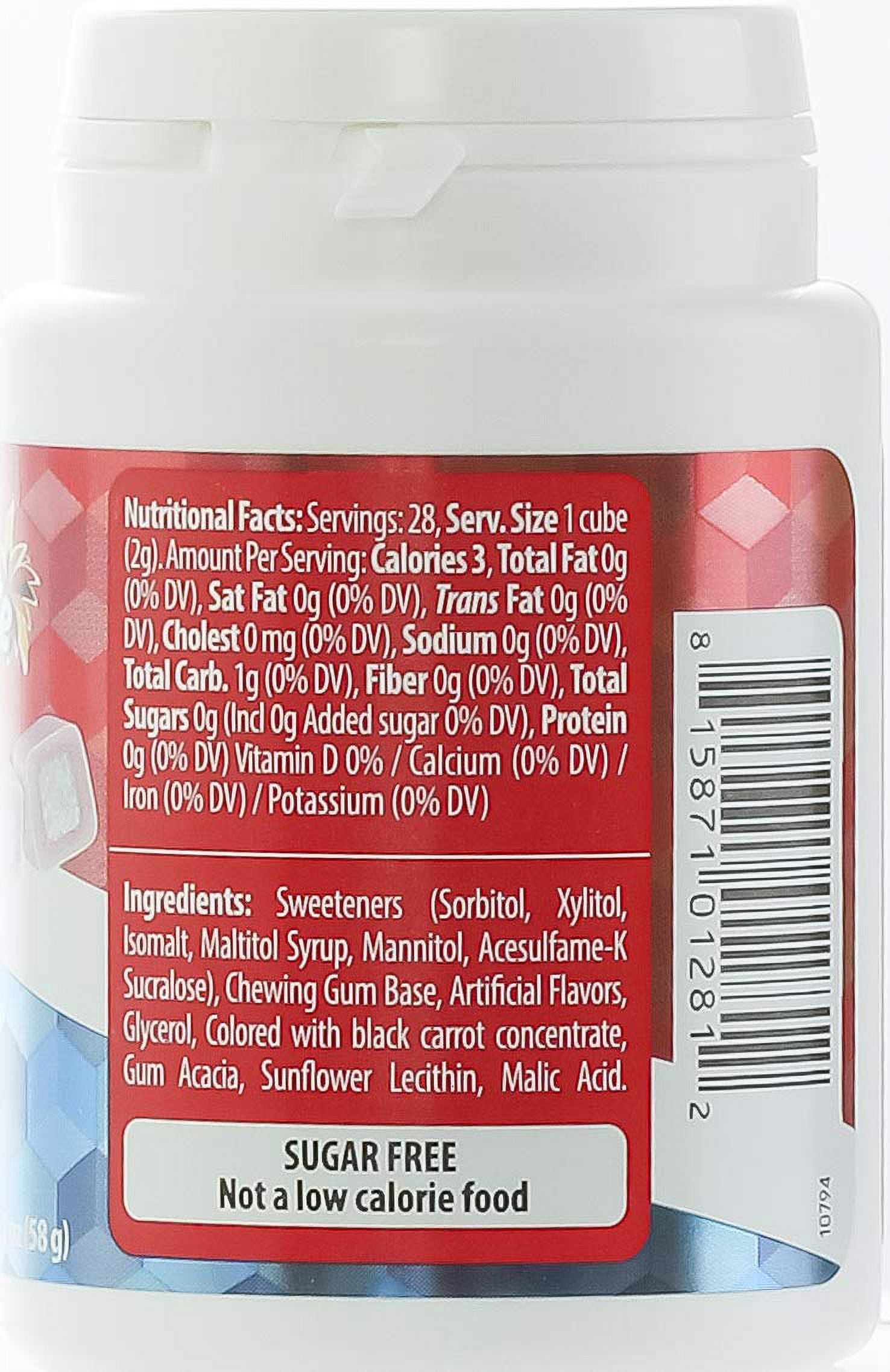 Elite Gum Bazooka Cubes Sugar Free 2 oz (Pack Of 12)