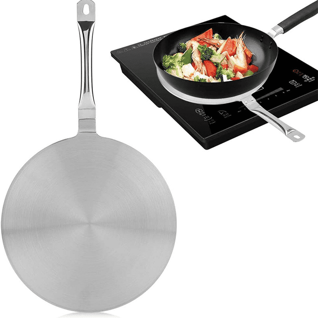Placa de conducción de calor para cocina de gas, cocina de inducción, placa de conducción de calor de acero inoxidable, cazuela doméstica, olla de vidrio esmaltado, placa de conducción de calor,