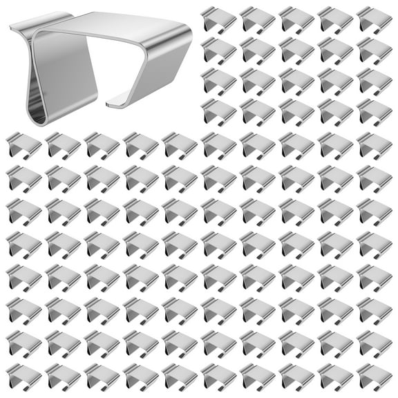 50Pcs Gutter Hooks Stainless Steel Christmas Lights Clips for Christmas Lights Holiday Lights Clips for Guttering