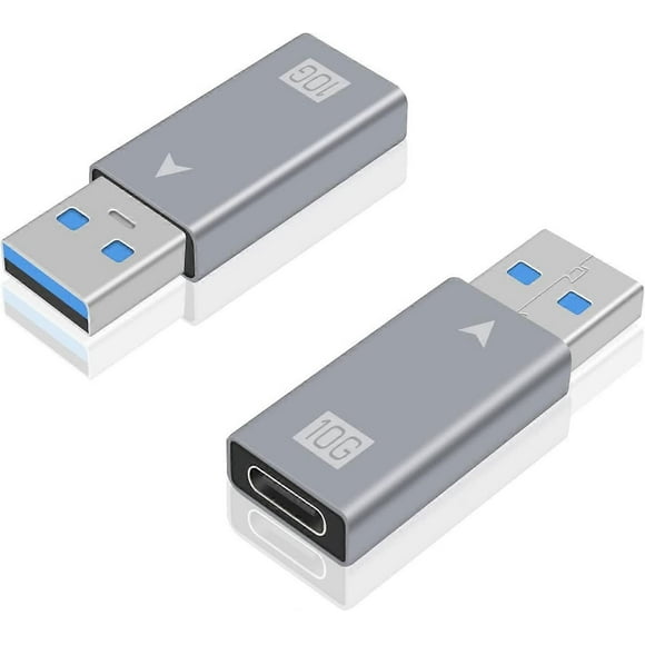 USB C to USB Adapter, USB C Female to USB 3.0 Male Adapter, 10Gbps 3A USB 3.1 Type C to USB A Charger Connector Compatible with iPad Pro 2021, MacBook