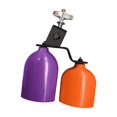 thumbnail image 4 of Campana con mango CUTICAT Instrumento de percusión morado y naranja, 4 of 8