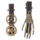 thumbnail image 1 of Horquillas para el pelo de Halloween para mujer, horquillas con engranaje Steampunk de mano con Calavera, pinzas para el pelo góticas, accesorios para el cabello fiesta para mujer, 2 uds., 1 of 6