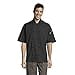 thumbnail image 3 of Uncommon Threads 0430-0110 Antigua Chef Coat Short Sleeve with Mesh in Black - 6XLarge, 3 of 4
