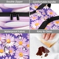 thumbnail image 4 of Daisy Double Layered Insulated Lunch Bag with Two Compartments - Large Capacity Hand Carry Meal Bag, 7.1x11.4x16.1 inches, 4 of 6