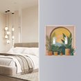 thumbnail image 4 of Yayeee Toggle Light Switch Wall Plate 3-Gang 6.37"x4.48" Decorative Outlet Cover, Boho Plants, 4 of 7