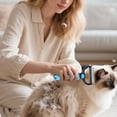 thumbnail image 4 of Dog Deshedding Brush Undercoat Rake for Dogs & Cats, Extra-Wide Dog Grooming Brush & Deshedder Comb for Long Hair Practical, 4 of 5