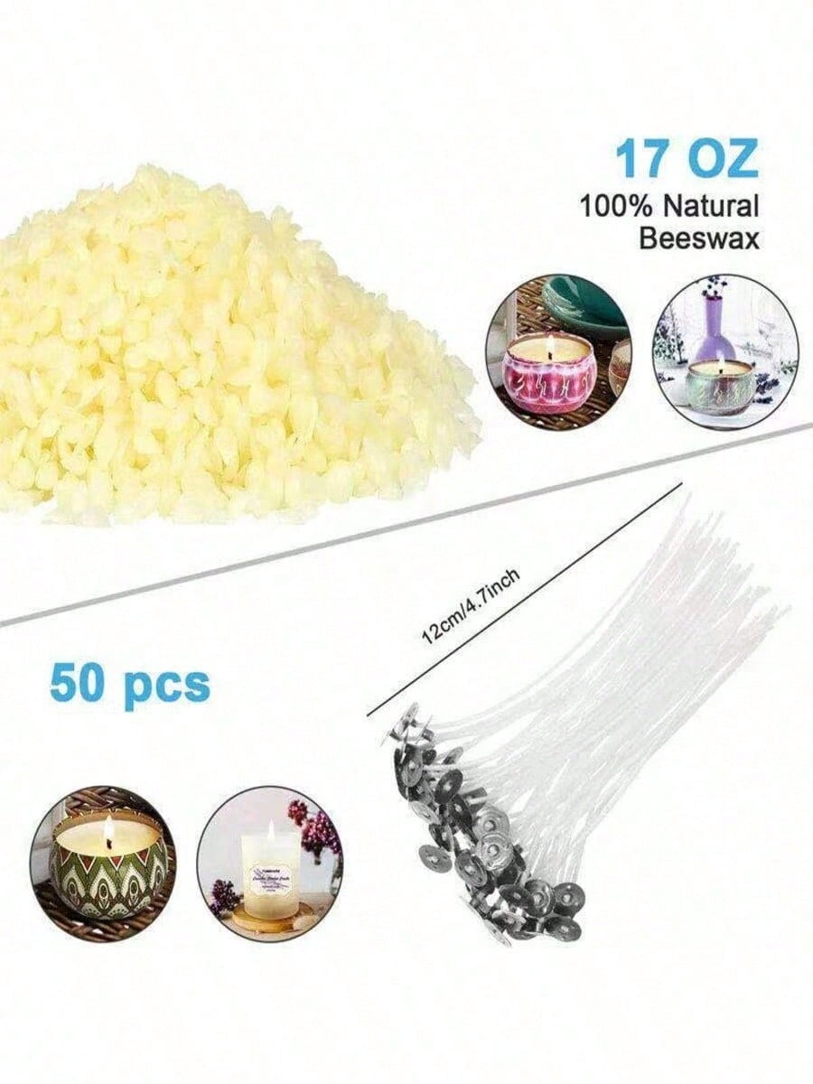 All-in-One Candle Making Kit for Beginners - Create 8 Soy Wax Candles with Fragrance Oils, Dyes, Tins, Wick & Tools Included