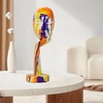 thumbnail image 4 of Estatua de de cara moderna, decoración de resina, regalos coloridos, adorno de escultura creativa, para gabinete de oficina de S Sunnimix Estatua de escritorio, 4 of 8