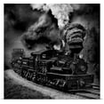 thumbnail image 1 of Great BIG Canvas Chuck Gordon Poster Print entitled Steam Train in Black and White, 1 of 2