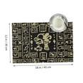thumbnail image 2 of DouZhe Polyester Placemats Set of 4, Ancient Mayan Symbols Pattern Heat Resistant Place Mats for Dining Table, 12" x 18", 2 of 7