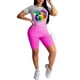 thumbnail image 4 of Jumpingount Conjunto de ropa deportiva para mujer Top de yoga Pantalones cortos Conjunto de ropa deportiva Conjunto de top de yoga Camiseta deportiva de conjuntos de ropa rojo S Jumpingount AP002243-05, 4 of 6