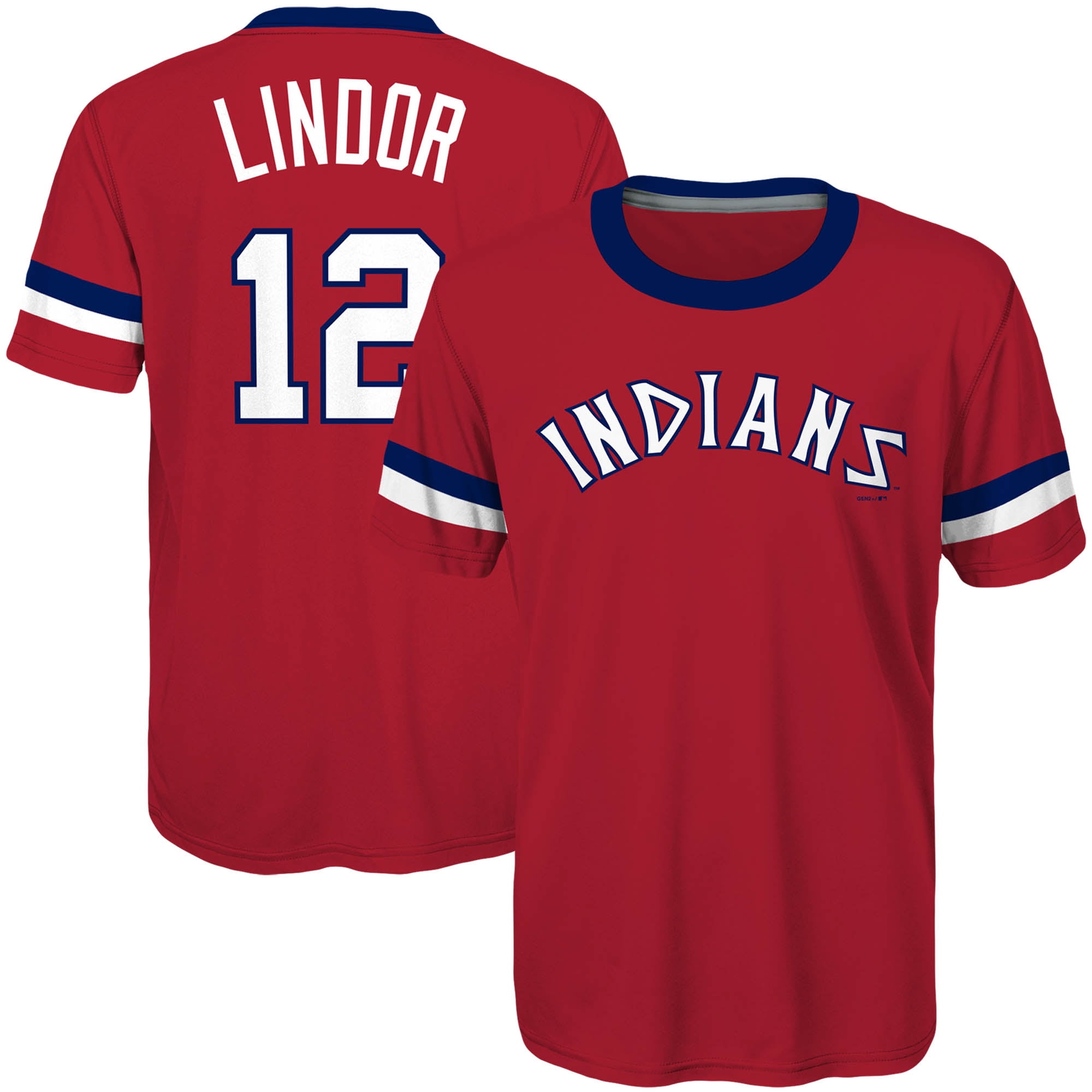 red cleveland indians shirt