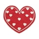 thumbnail image 2 of Decoraciones para San Valentín, adornos para San Valentín, regalos para San Valentín, manteles individuales y posavasos bordados con corazones para San Valentín, mantel individual de poliéster., 2 of 6