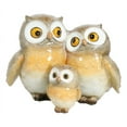 thumbnail image 5 of Forest Whimsical Mother Father Owls And Baby Owlet Family Trio Figurine, 5 of 9