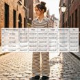 thumbnail image 3 of yboeqw Tween Girls Fall Summer Clothes 2 Piece Outfit Set Long Sleeve Stripe T-Shirt + Cargo Pants Teen Girl Clothing Set,Size 9-10 Years, 3 of 7