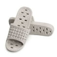 thumbnail image 3 of LAVA Women Men Shower Shoes Quick Drying Non Slip Bath Slippers Shower Sandals with Drain Holes Gray, 3 of 10