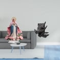 thumbnail image 2 of Belén de acrílico, figura decorativa de mesa, sujetalibros, adorno con base de resina, estatua de pie, ideal para cocina u oficina. Regalo., 2 of 8