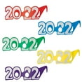 thumbnail image 1 of Beistle 50676-22 2022 Glittered Foil One Size Eyeglasses, Assorted Color, 1 of 1