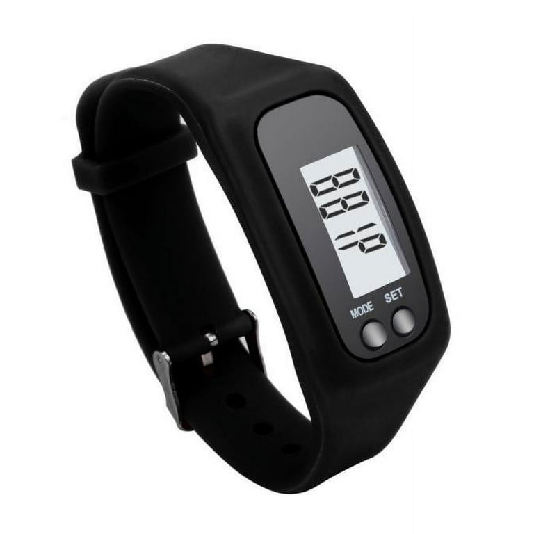 Digital Lcd Pedometer Run Watch for Grandma Step Walking Distance
