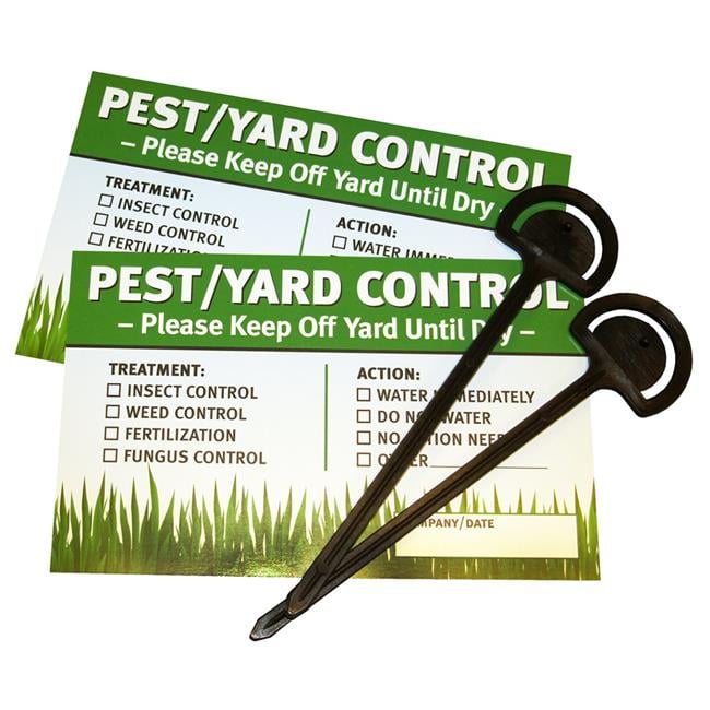Hillman Group 841814 Lawn Sign & Stake Treatment Pack of 2